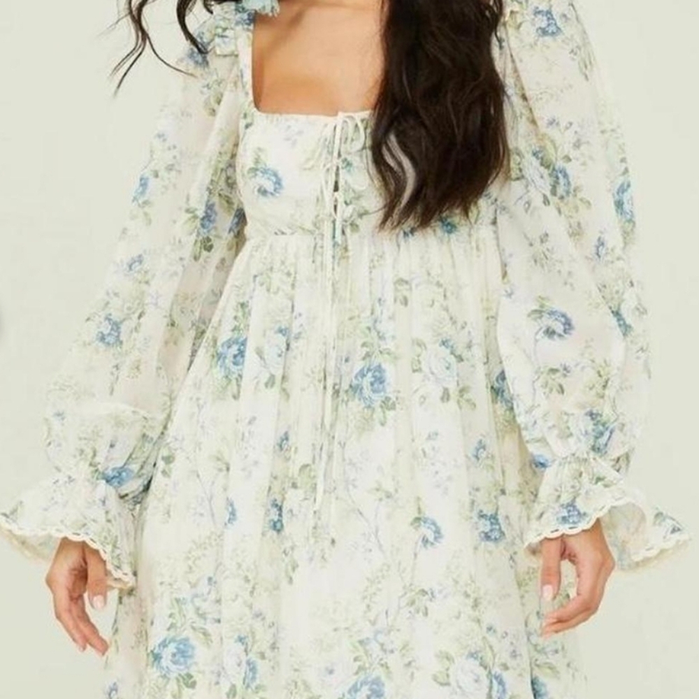 Altar'd State Floral Ruffled Dress - Picture 3 of 15